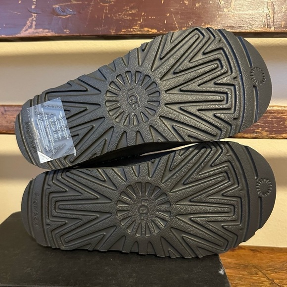 UGG Dark Gray Tasman Slippers Slip On Suede Mules - Picture 8 of 13